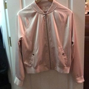 MOSSIMO LIGHT PINK BOMBER JACKET